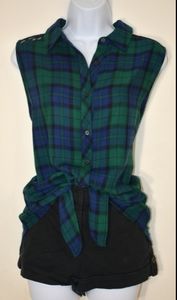 ♡Plaid NO BOUNDARIES blouse.